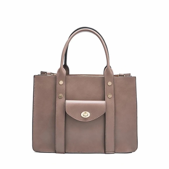 LAST ONE- KHLOE SHOULDER BAG - TAUPE - Picture 5 of 7